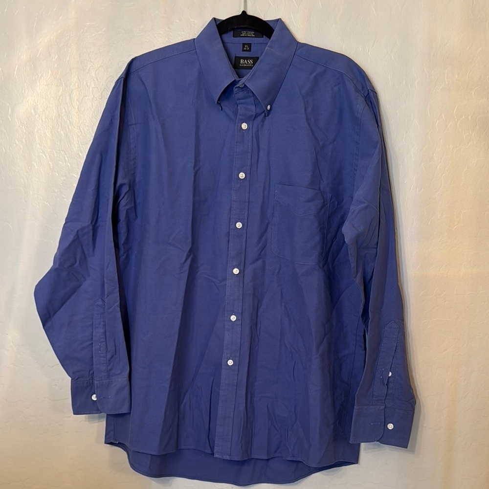 Bass Men's‎ Classic Blue Dress Shirt